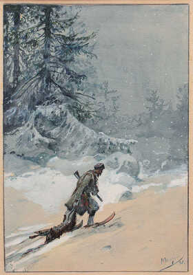 Каразин Николай Николаевич. С охоты на волка 